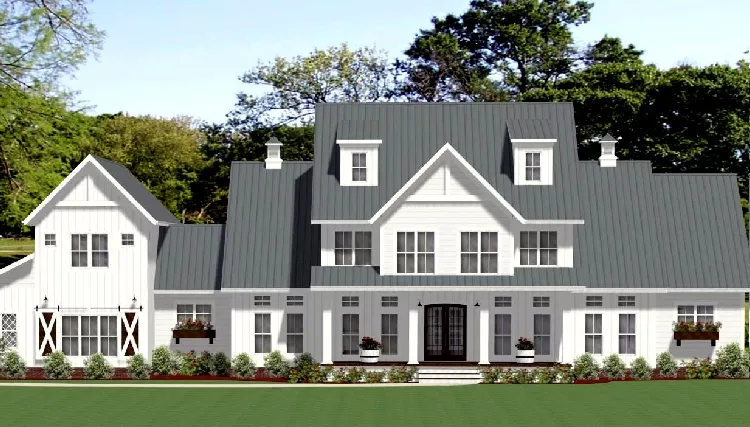 image of large cottage house plan 8722